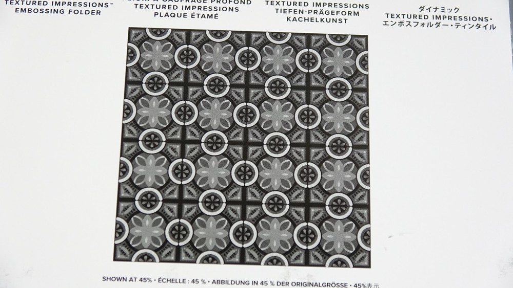 Sizzix Big Shots Embossing Folder Tin Tile Dynamic 147906