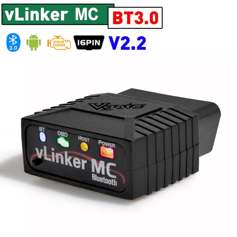 Vgate vLinker MC Bluetooth OBD2 Diagnostic Scanner Tool for Android & Windows
