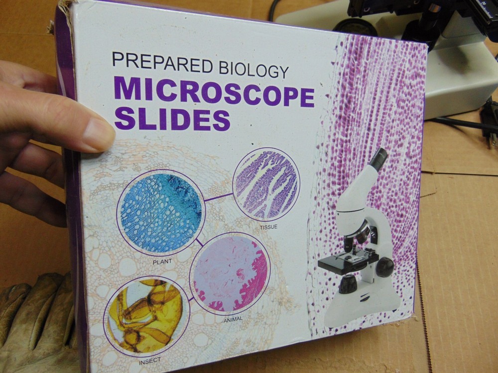 SEILER MICROLUX II MICROSCOPE with 120 PREPARED SLIDES
