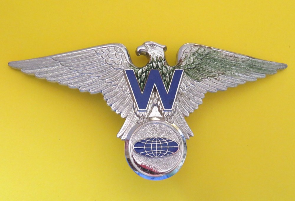 Vintage Wackenhut Security Silver Hat Badge