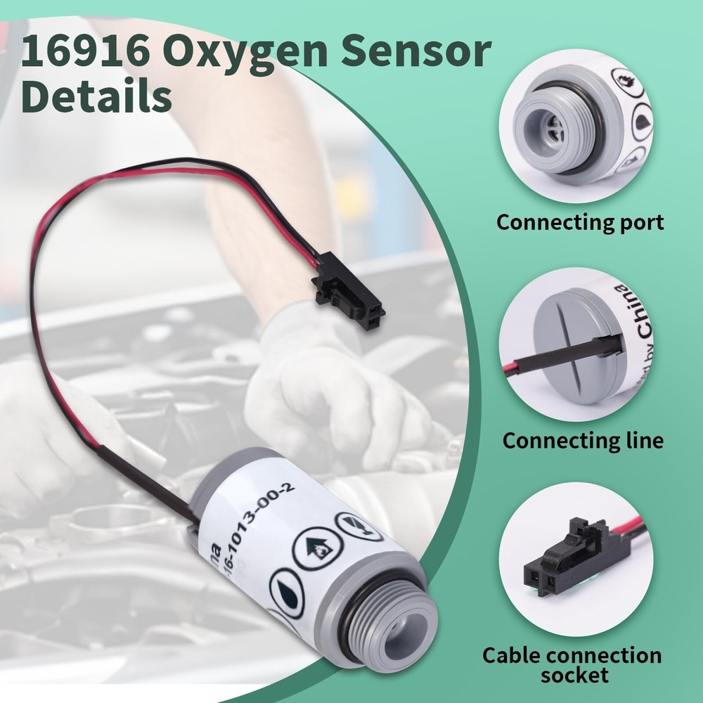 Replacement Oxygen Sensor - 16916 Oxygen Sensor for Robinair R-1234yf Machine
