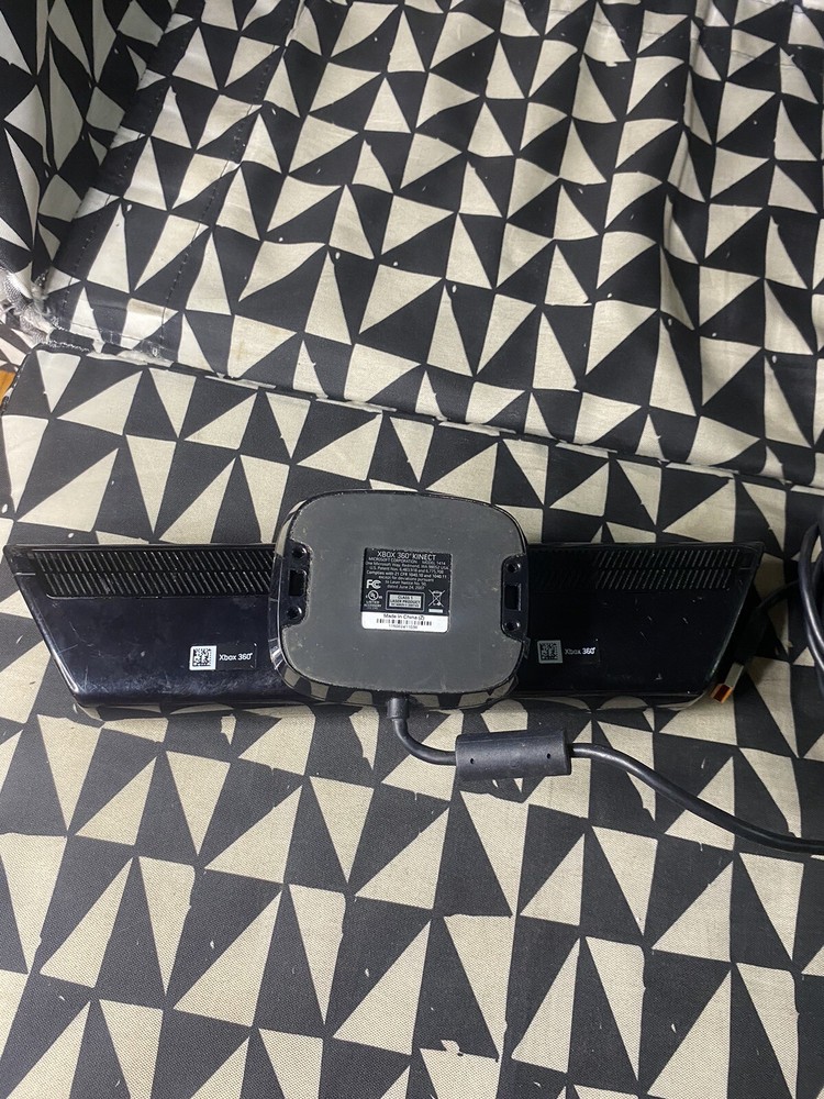 Microsoft Xbox 360 Kinect Motion Sensor Bar Black & Kinect Adventures Bundle