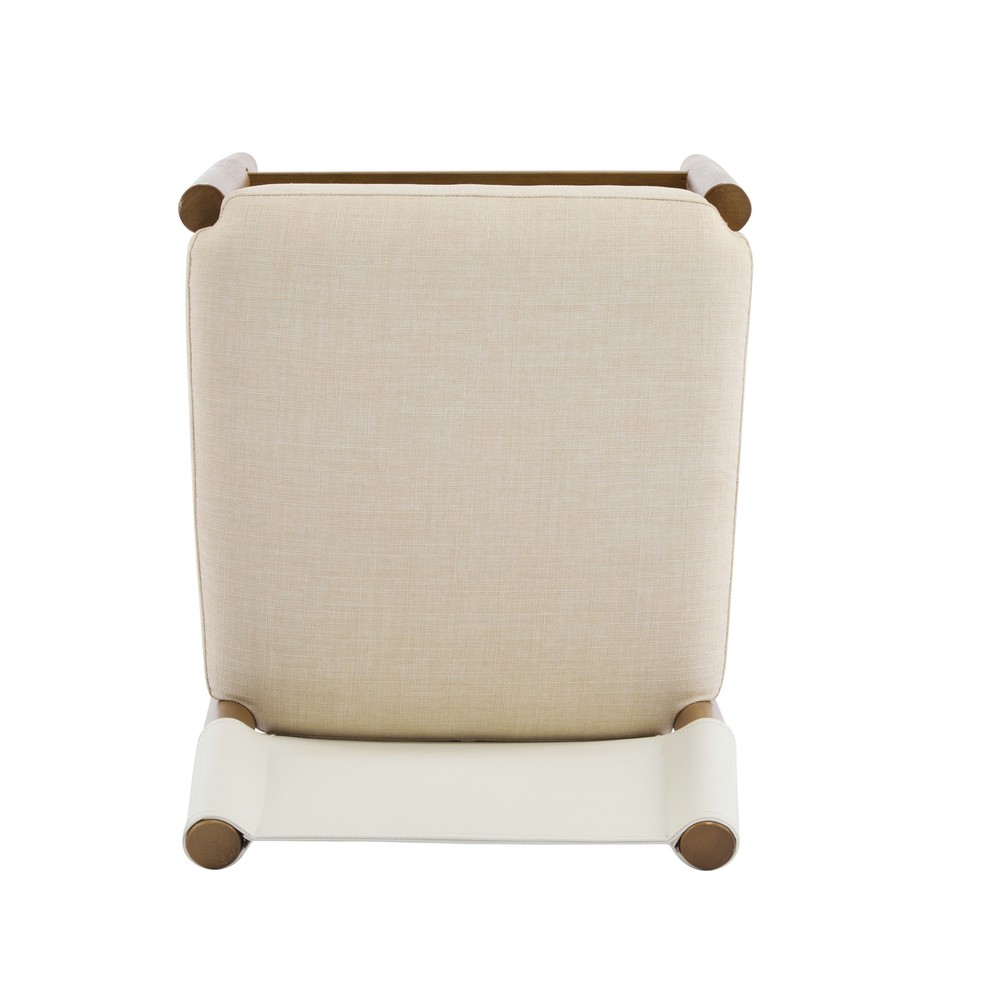 28.5'', Modern Solid Wood Bar Stool with Polyester Cushion - Minimalist