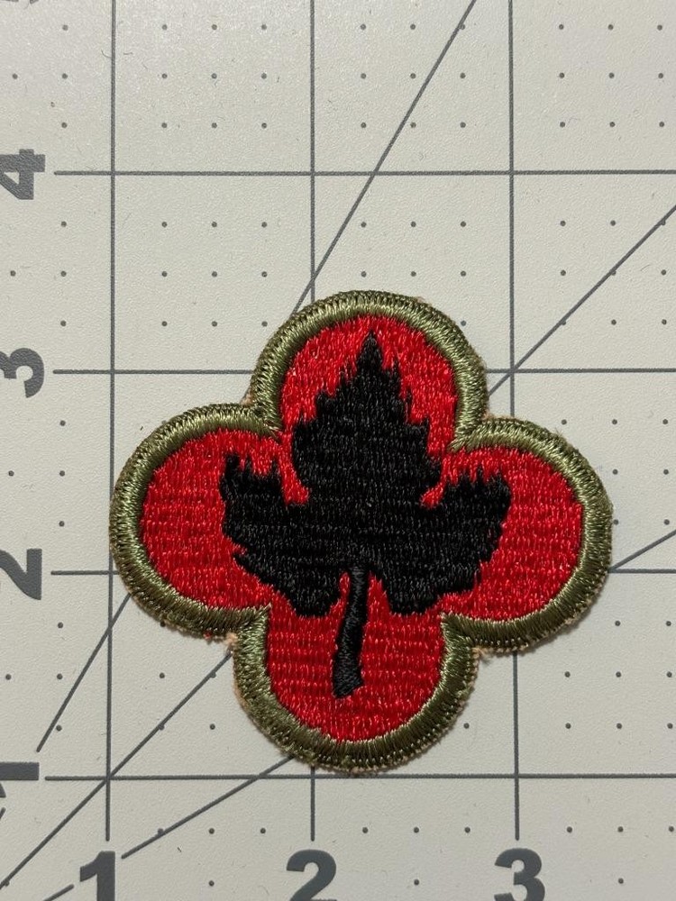 German Made US Army 43rd Infantry Division OD Border Patch Inv# K5483