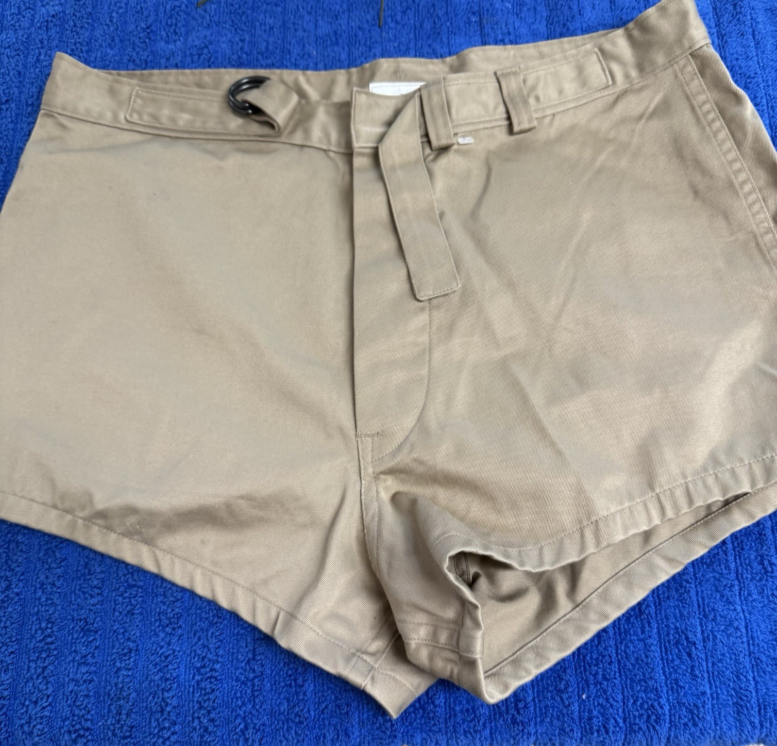 Vintage Unicor USGI Navy Spec Ops BUD/s Shorts Swimmers Khaki Size 36 New