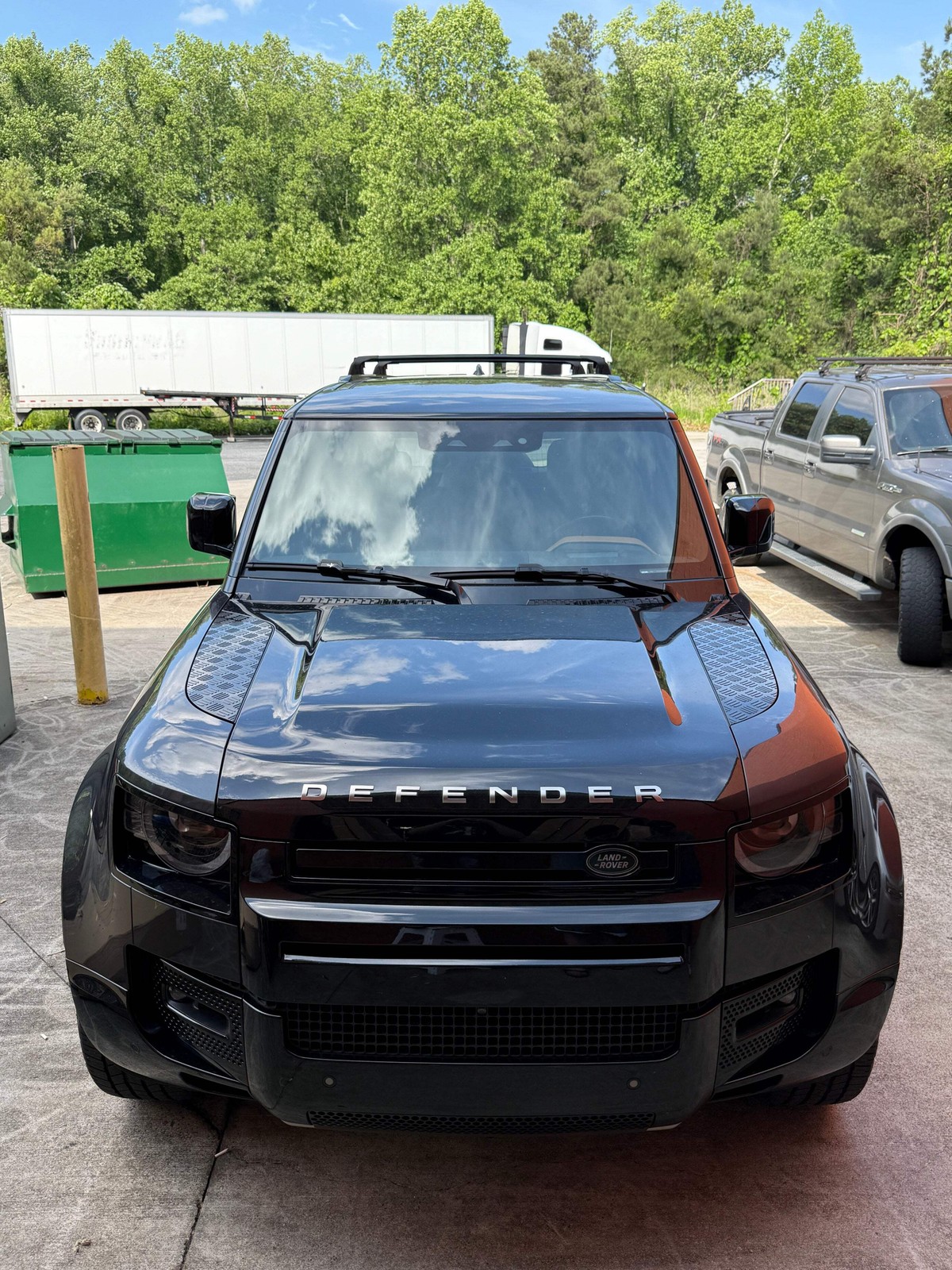 For Land Rover Defender 90 (2020-2026) Roof Rack Cross Bars T Slot Rail, Black