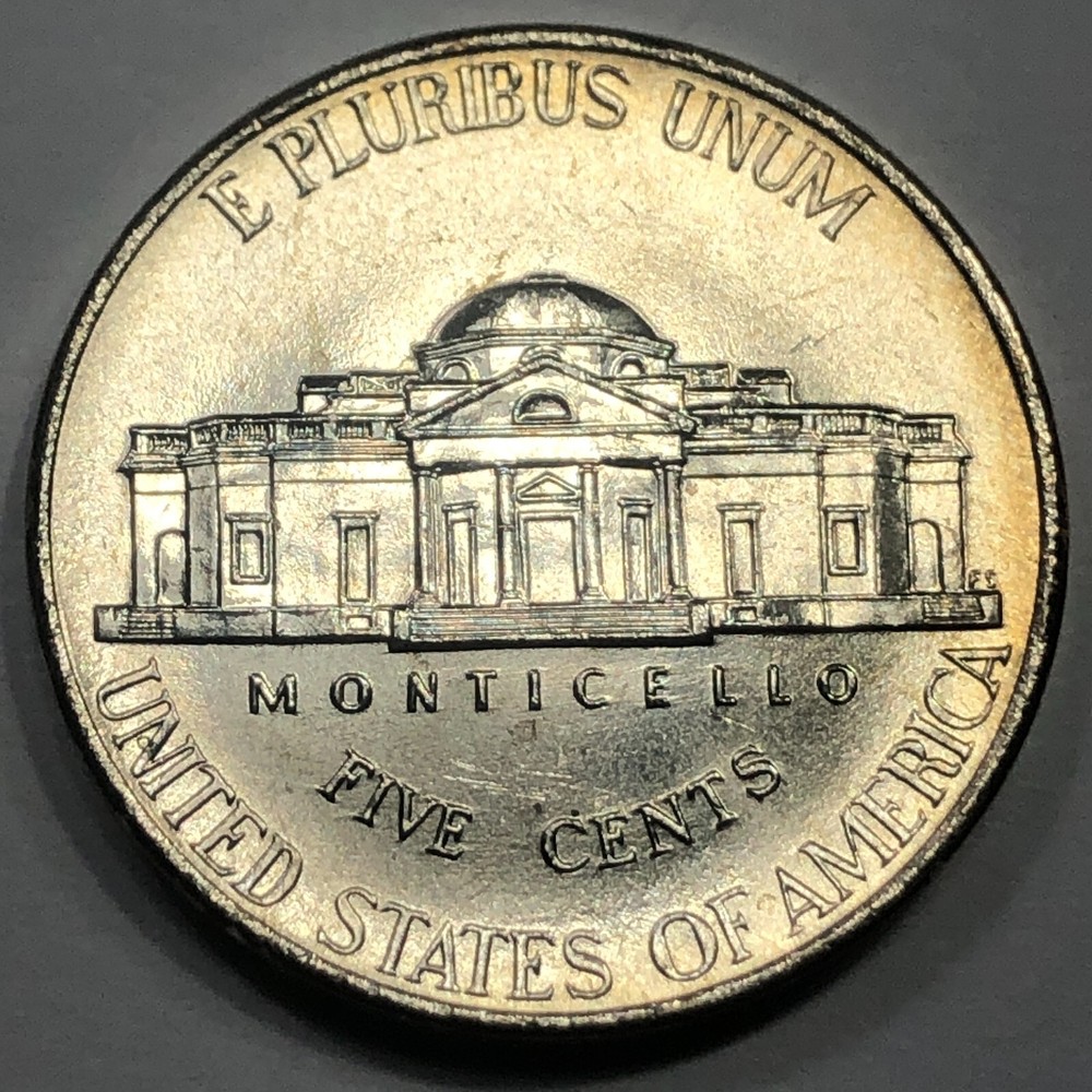 2007-P Jefferson 5 cent - Uncirculated