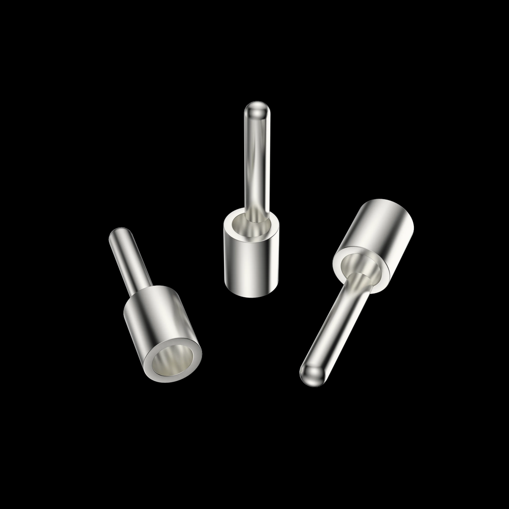 4 Viborg PURE SILVER Power socket installation Connector Pure Silver Banana Plug