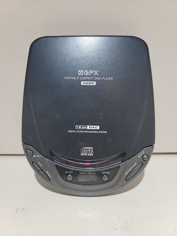 GPX C3853-E3 16 Bit DAC Digital Filter Processing Portable Compact Disc Player