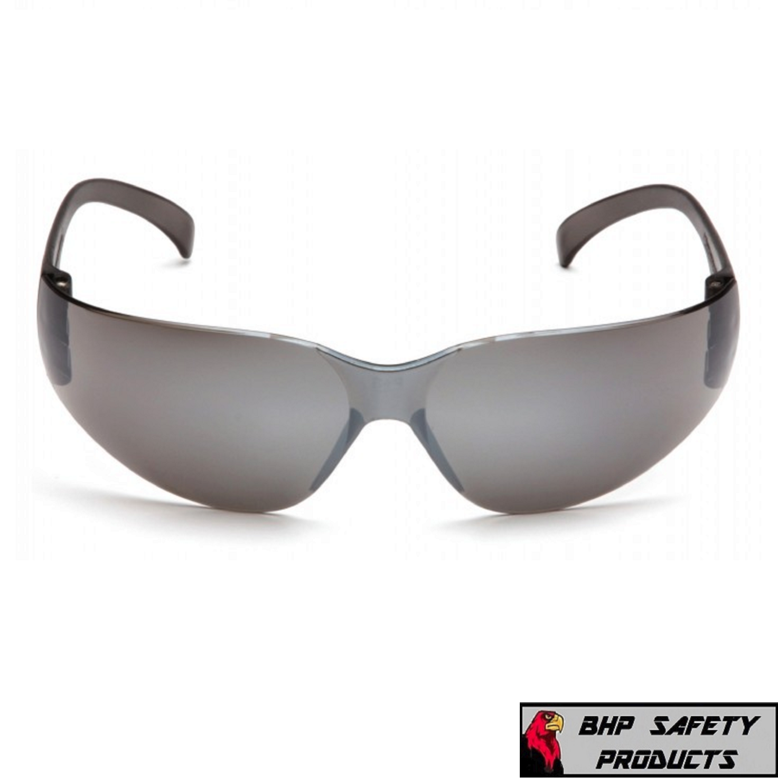 (12 PAIR) PYRAMEX INTRUDER SAFETY GLASSES SILVER MIRROR LENS SUNGLASSES S4170S