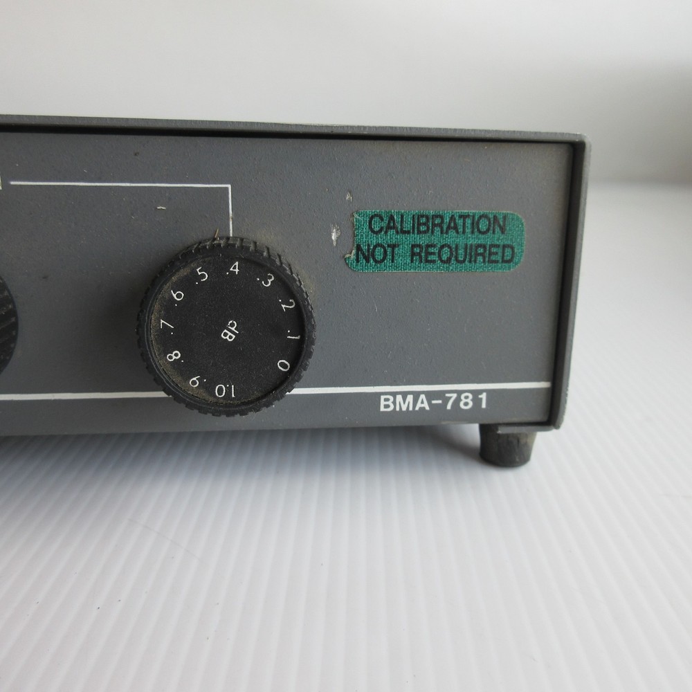 Trilithic BMA-781-F BENCH MOUNT VARIABLE ATTENUATOR DC-1GHz UNTESTED