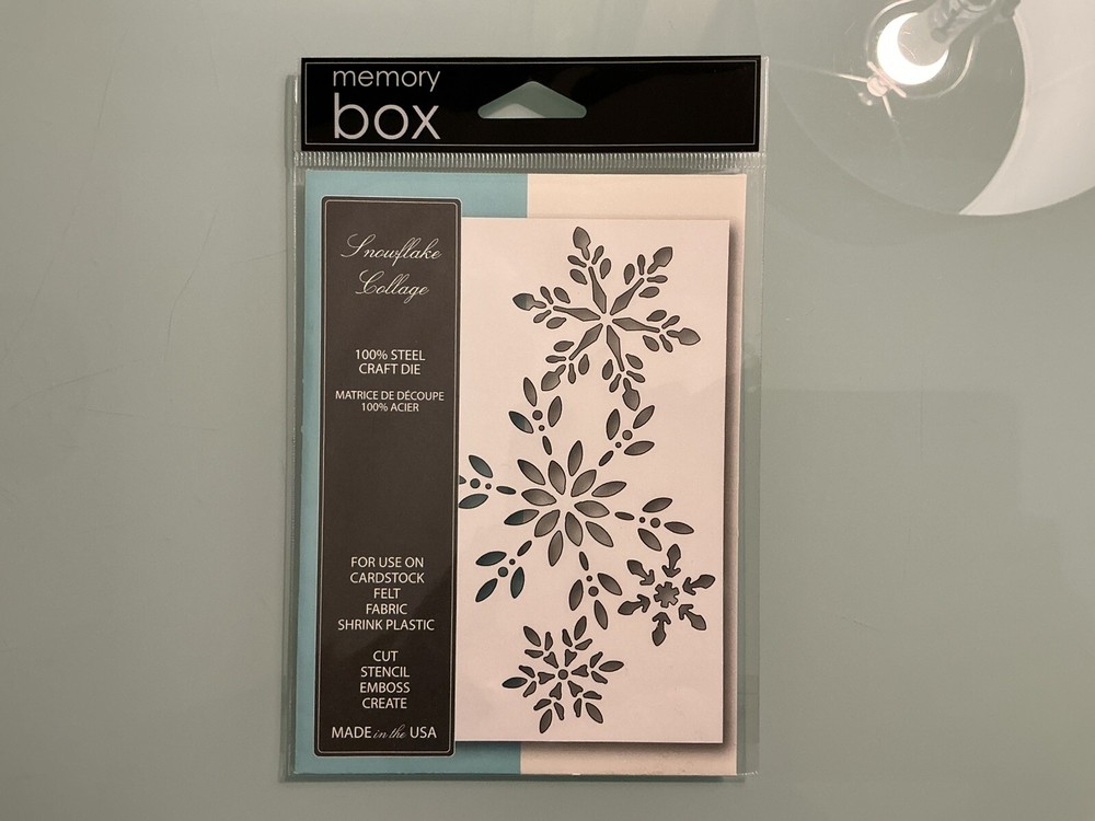 Memory Box “Snowflake Collage” Cutting Die (Used, Great Condition)
