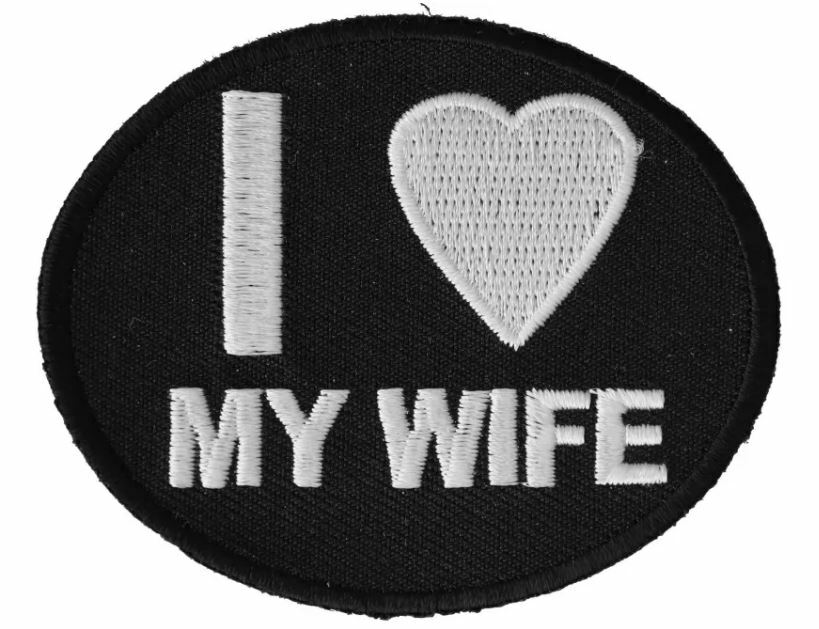 I LOVE MY WIFE PATCH