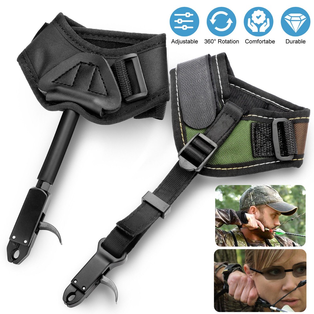 Release Aid Archery Caliper Precision Trigger Wrist Strap Accessory Compound Bow