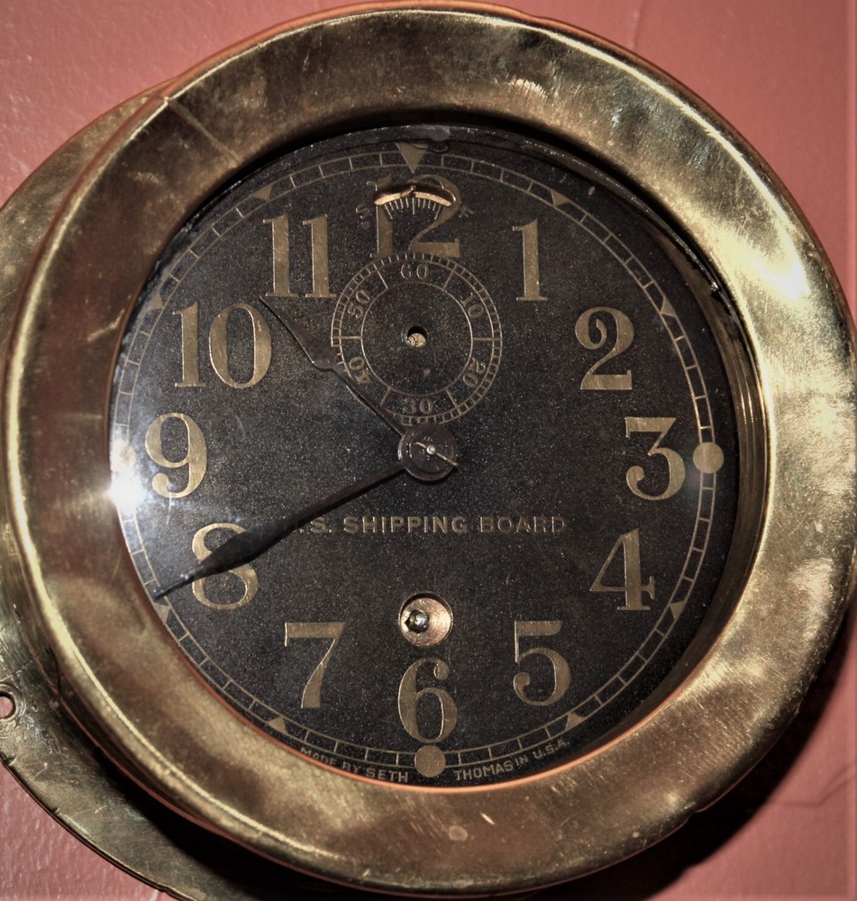 Seth Thomas U.S. Shipping Board Clock Circa 1930's