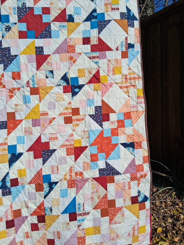 Ruby Star Society fabrics patchwork quilt