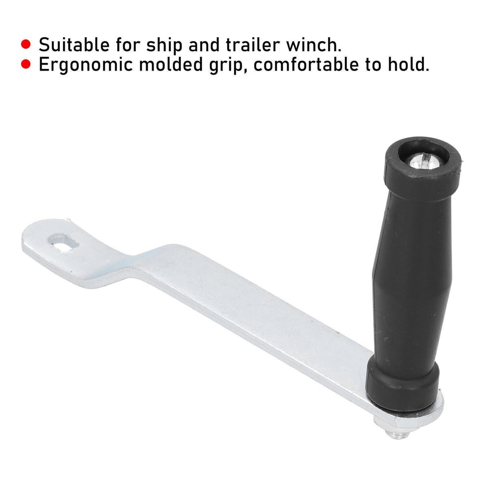 8.1in Ergonomic Winch Handle Crank Comfortable Grip Replacement Universal