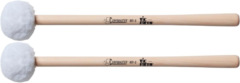 Vic Firth Corpsmaster Marching Bass Mallets Soft Small