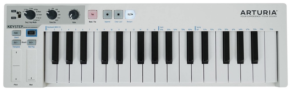 Arturia KeyStep Sequencer Midi USB Live/DJ/Recording Keyboard Controller + Stand