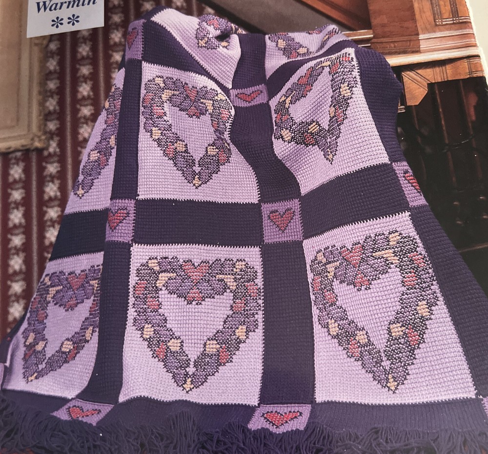 ~Crochet Pattern - Heartfelt Warmth Afghan - Pattern Only~