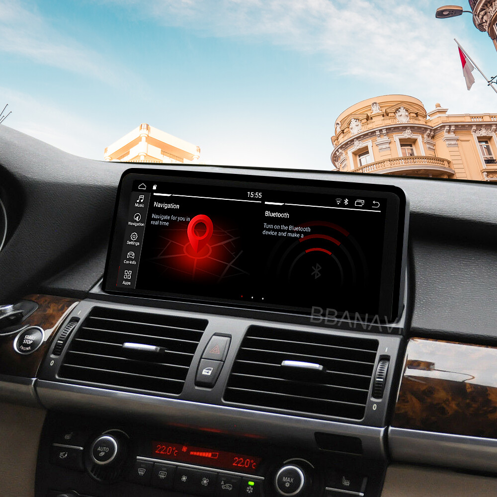 10.25in Android Screen Display Car Multimedia GPS Navigation BMW X5 X6 E70 E71