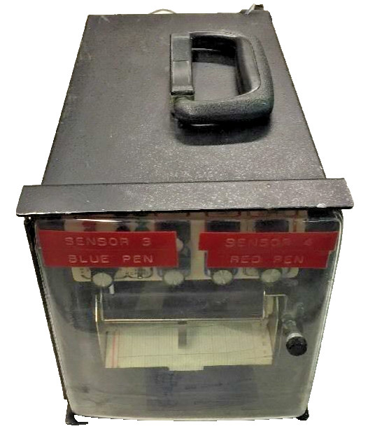M-Tek 222 AC/DC Portable Chart Recorder, 110V, USED