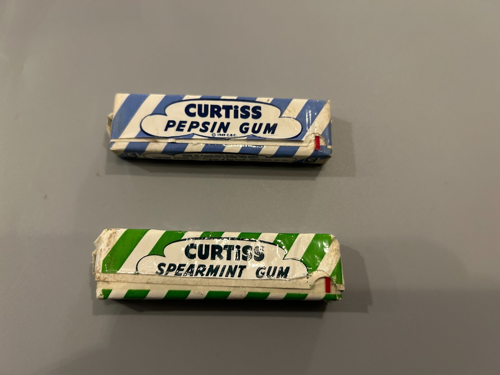 ORIGINAL RARE CURTISS PEPSIN & SPEARMING GUM PACKS UNUSED