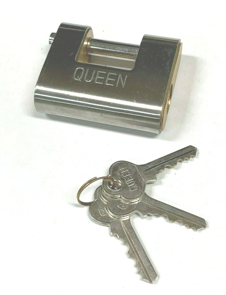QUEEN 70 mm ( 2-3/4") MONOBLOCK PADLOCK - PROTECTED SHACKLE-KEYED DIFFER 1088A