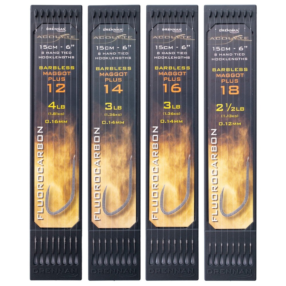 Drennan Acolyte Maggot Plus 6" Hook Plate System - All Sizes Available