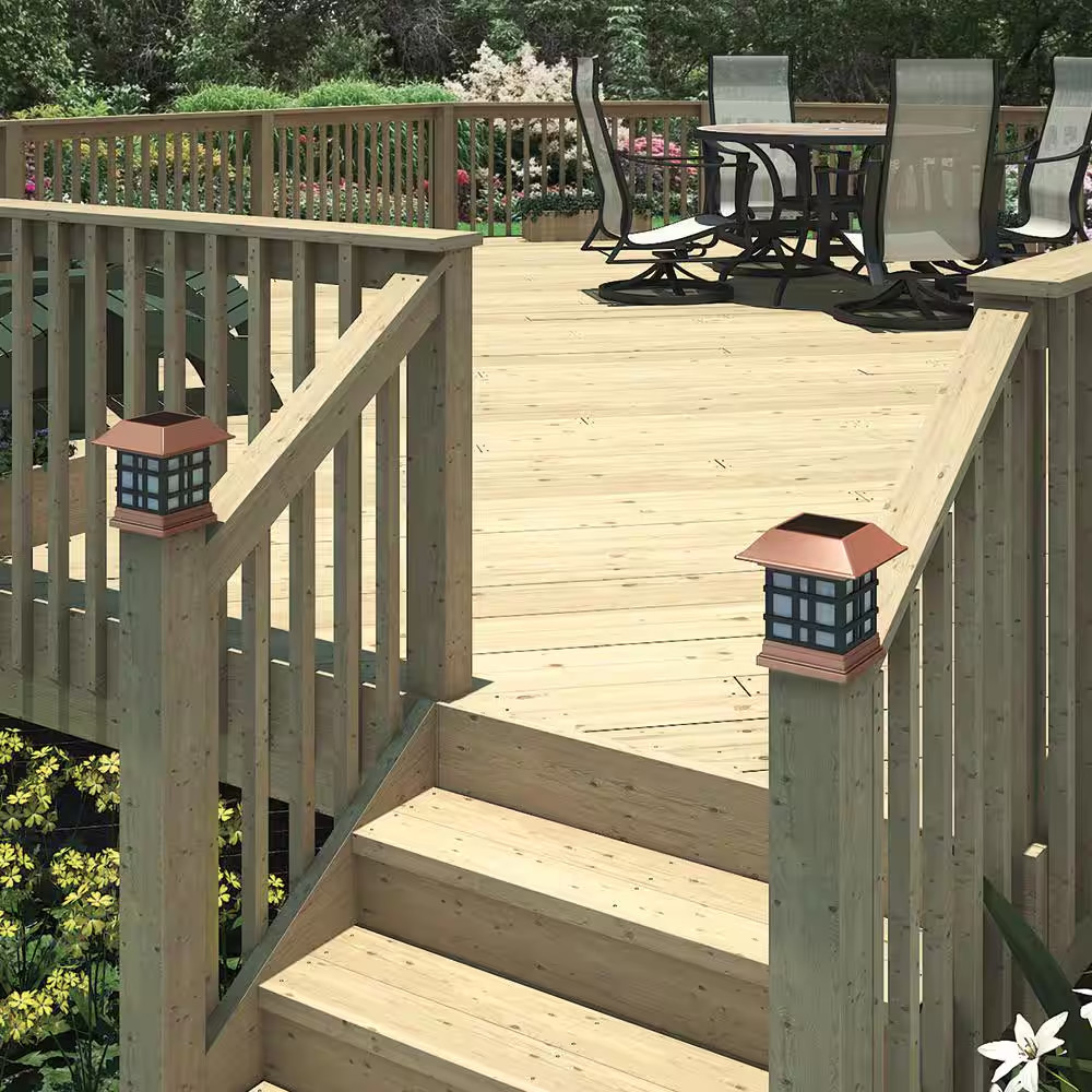 3-Step Ground Contact Pressure Treated Pine Stair Stringer