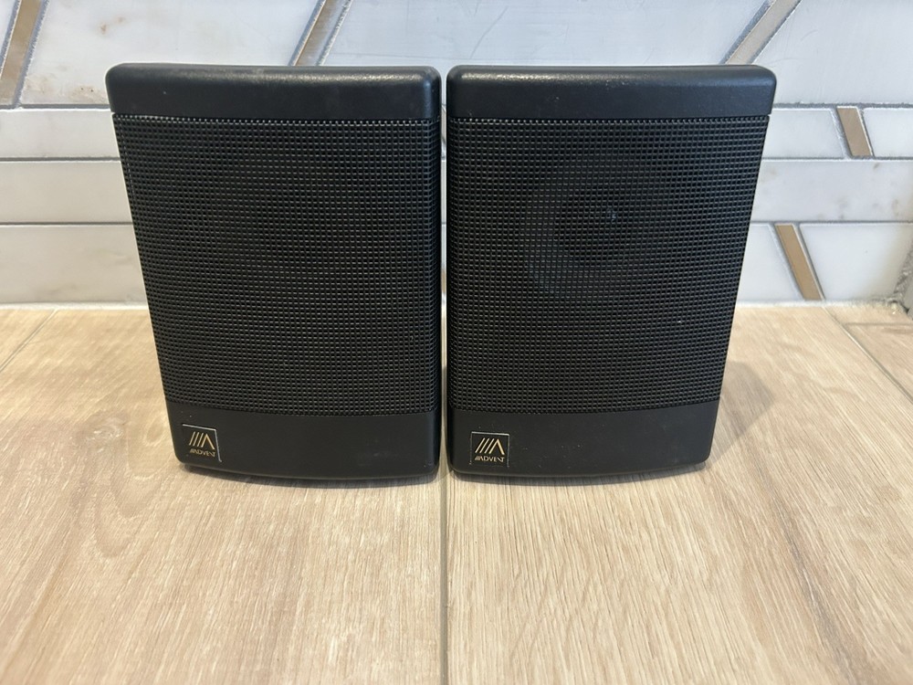 Vintage ADVENT Speakers - Mini Black 5.5”