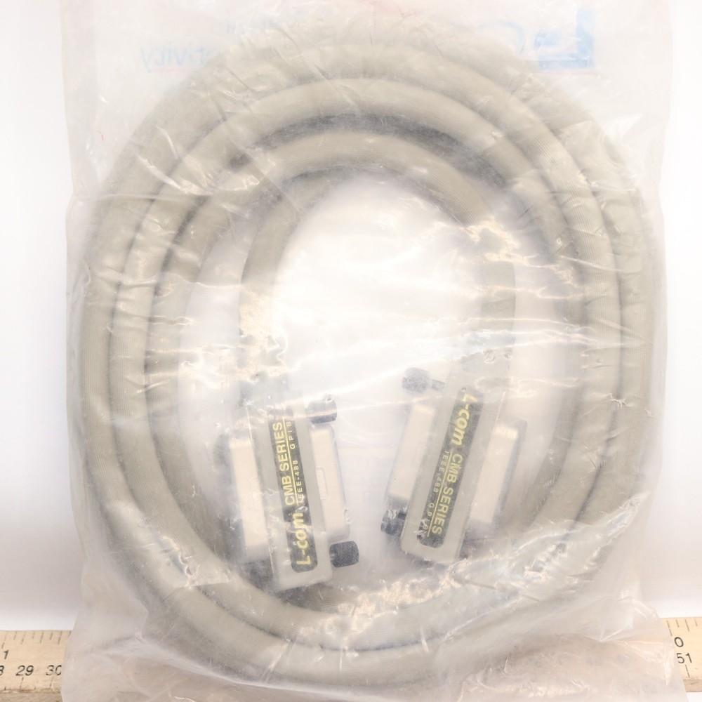 L-Com Computer Cable IEEE-488/GPIB Beige 10ft E3XN04M