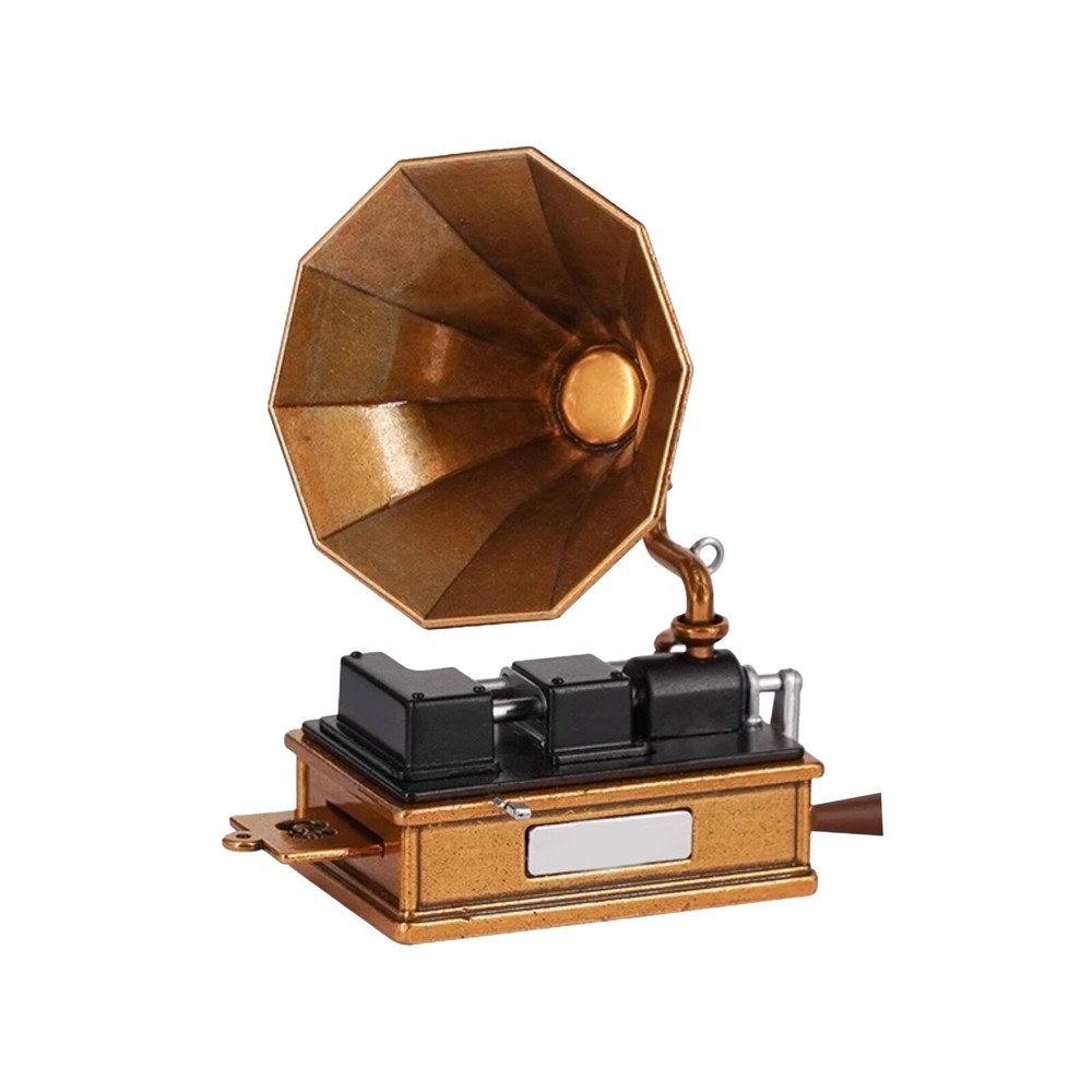 1/6 Scale Solider Mini Phonograph Model for 12" Action Figure Prop Scene