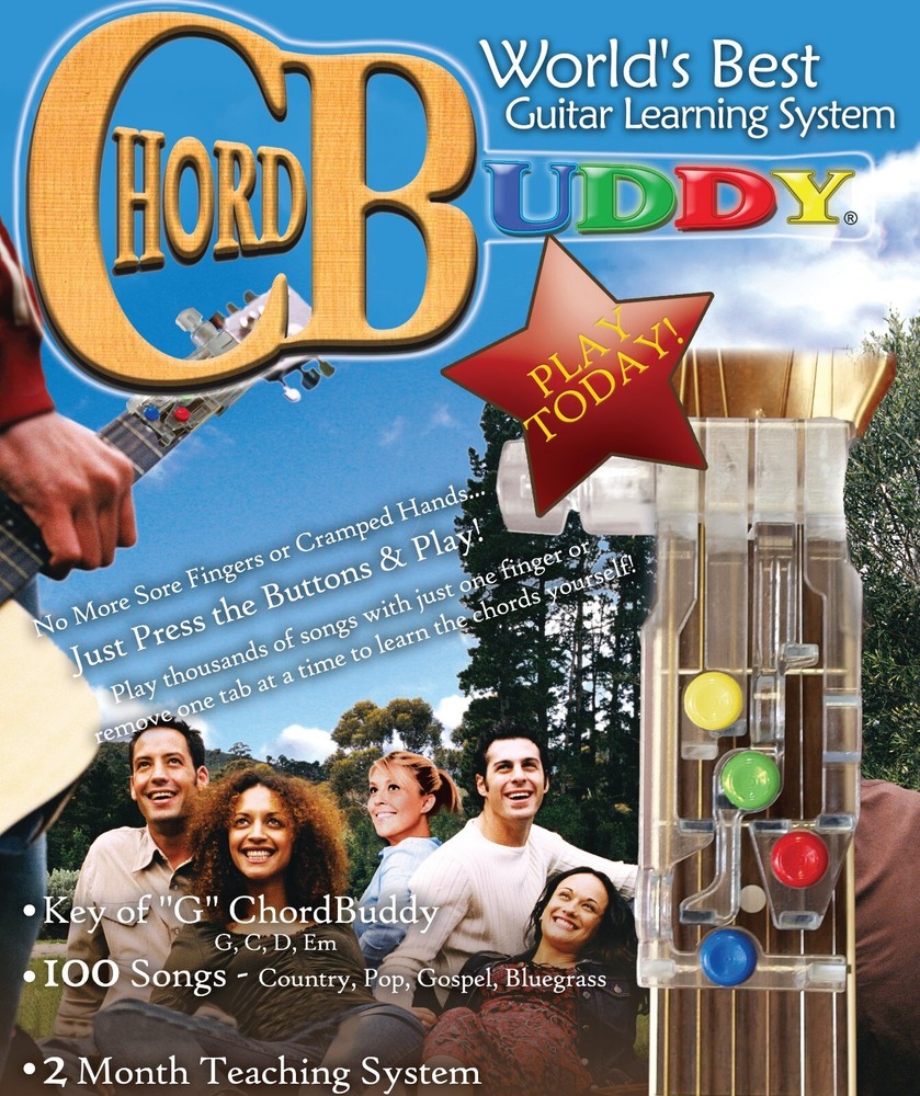 CHORD BUDDY Guitar Learning System DIGITAL Left Hand Teaching Aid ChordBuddy