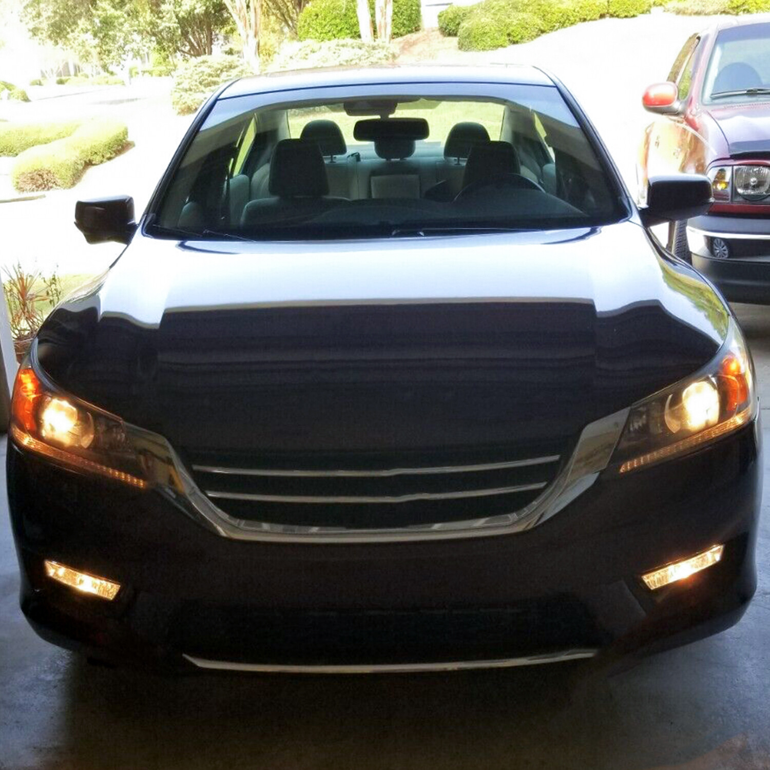 Fit For 2013 2014 2015 Honda Accord Sedan Clear Front Bumper Fog Lights W/ Bulbs