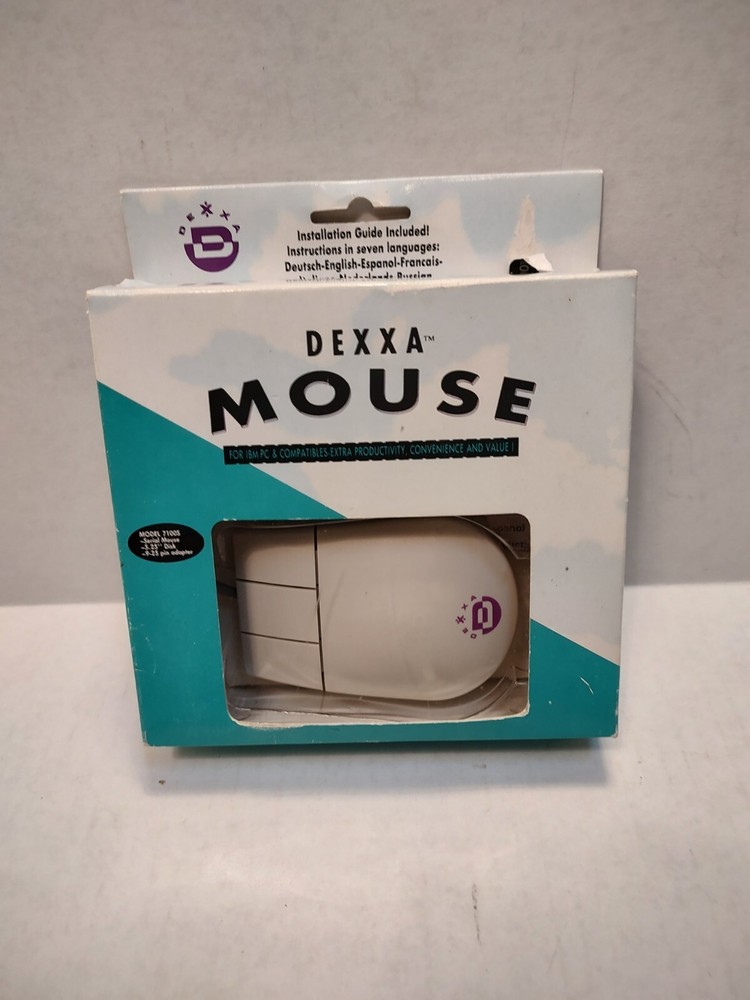 Dexxa By Logitech Mouse Model 7100s (1991)