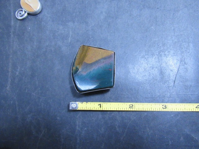native american bloodstone pendant