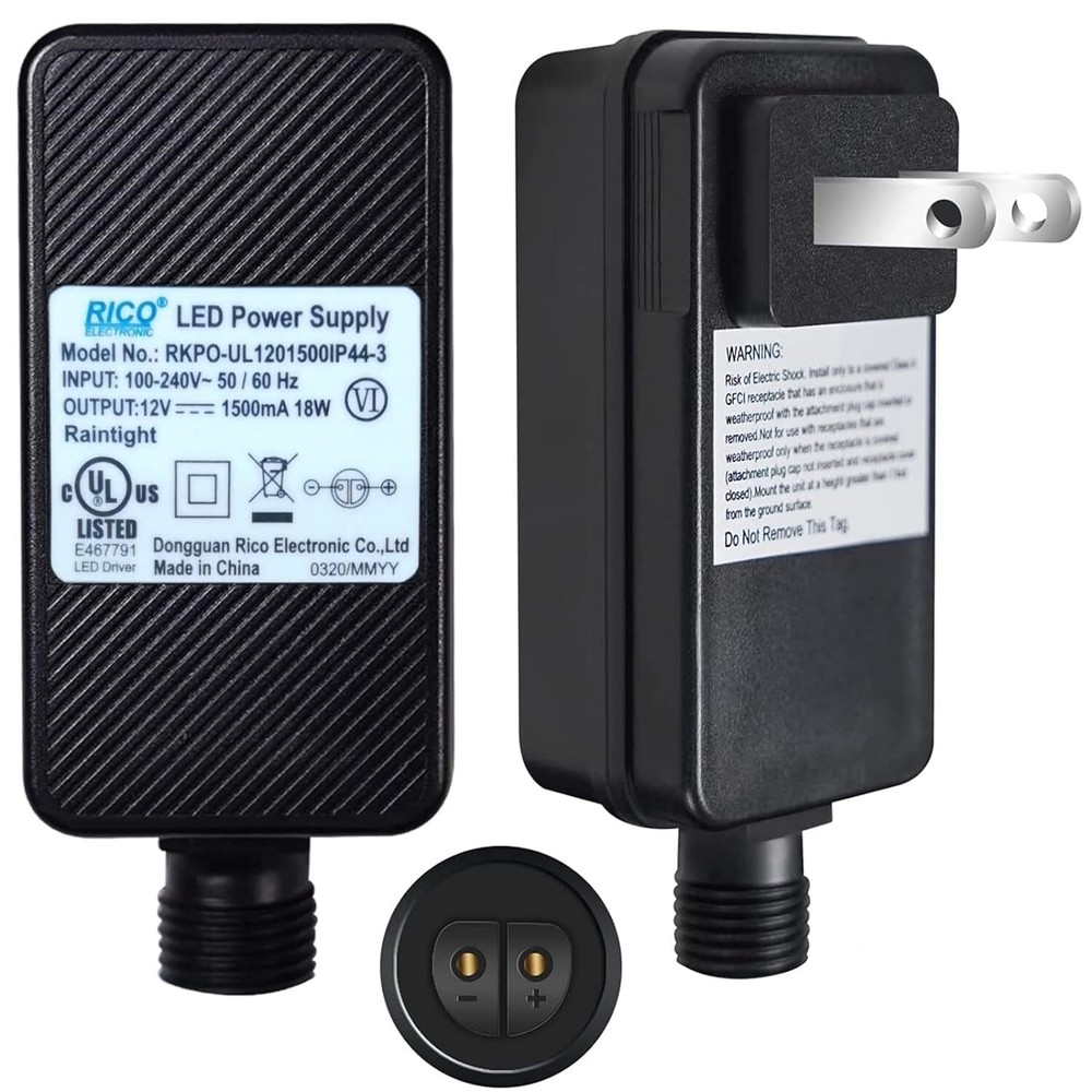 12V 18W Class 2 Power Supply LED Transformer Replacement Yard Inflatable Adapter