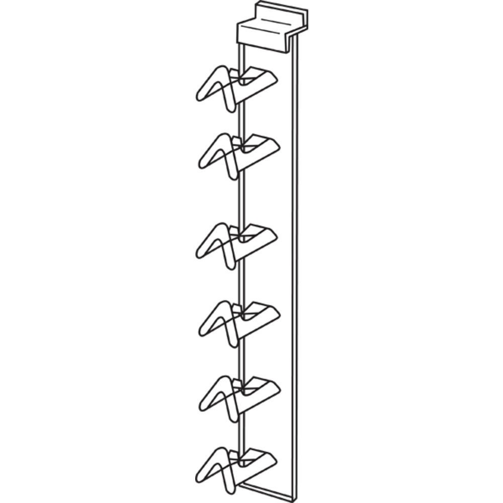Slatwall Plastic Eyeglass Holders, 6 Pairs