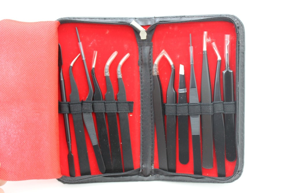 ODY Professional Precision Tweezer Set with Case