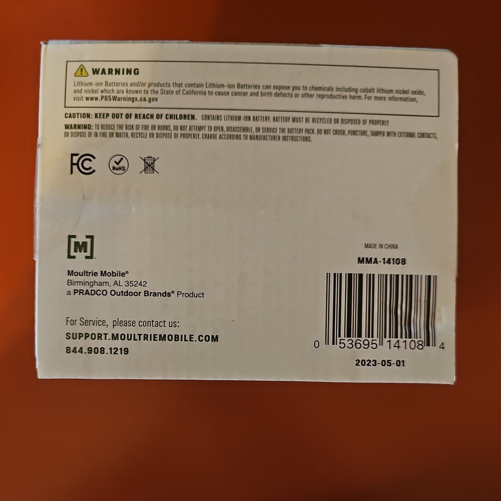 Moultrie Universal Solar Power Pack 3.4W - Sealed