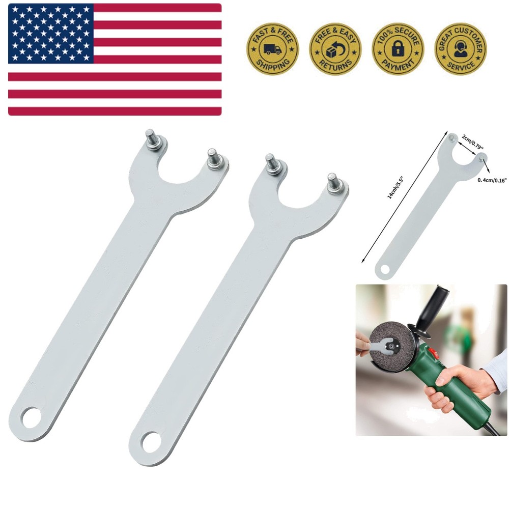 Angle Grinder Replacement Wrench, Flange Angle Spanner Wrench Replacement Par...