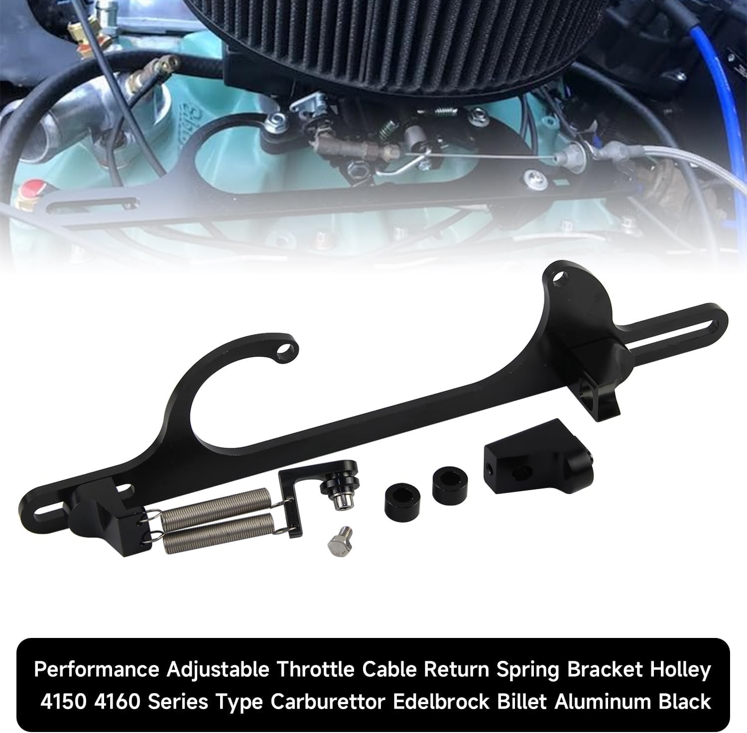 Throttle Cable Carb Bracket Carburetor 350 for Holley Aluminum 4150 4160 Series