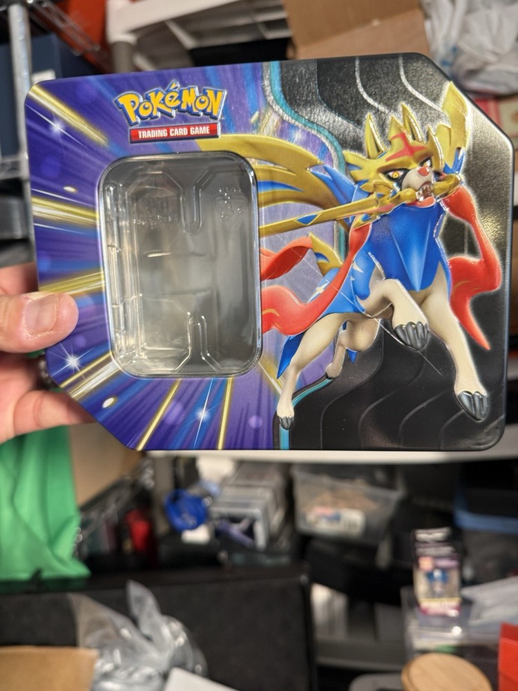 pokemon tin box empty TCG: Slashing Legends