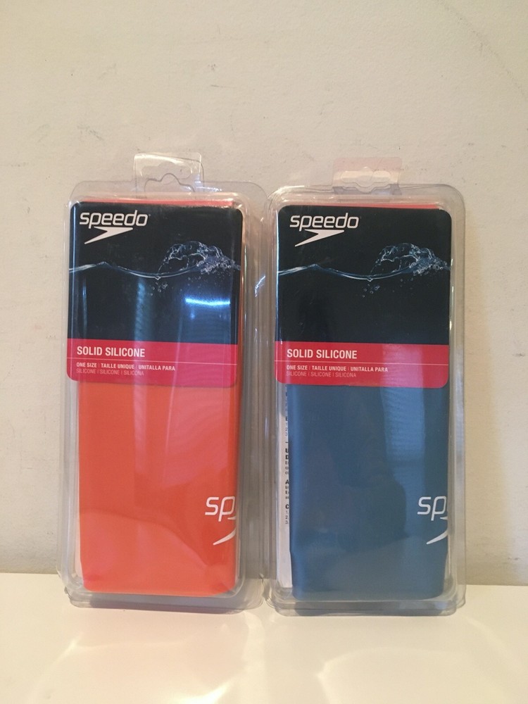 2 X Speedo Solid Slilicone One Size