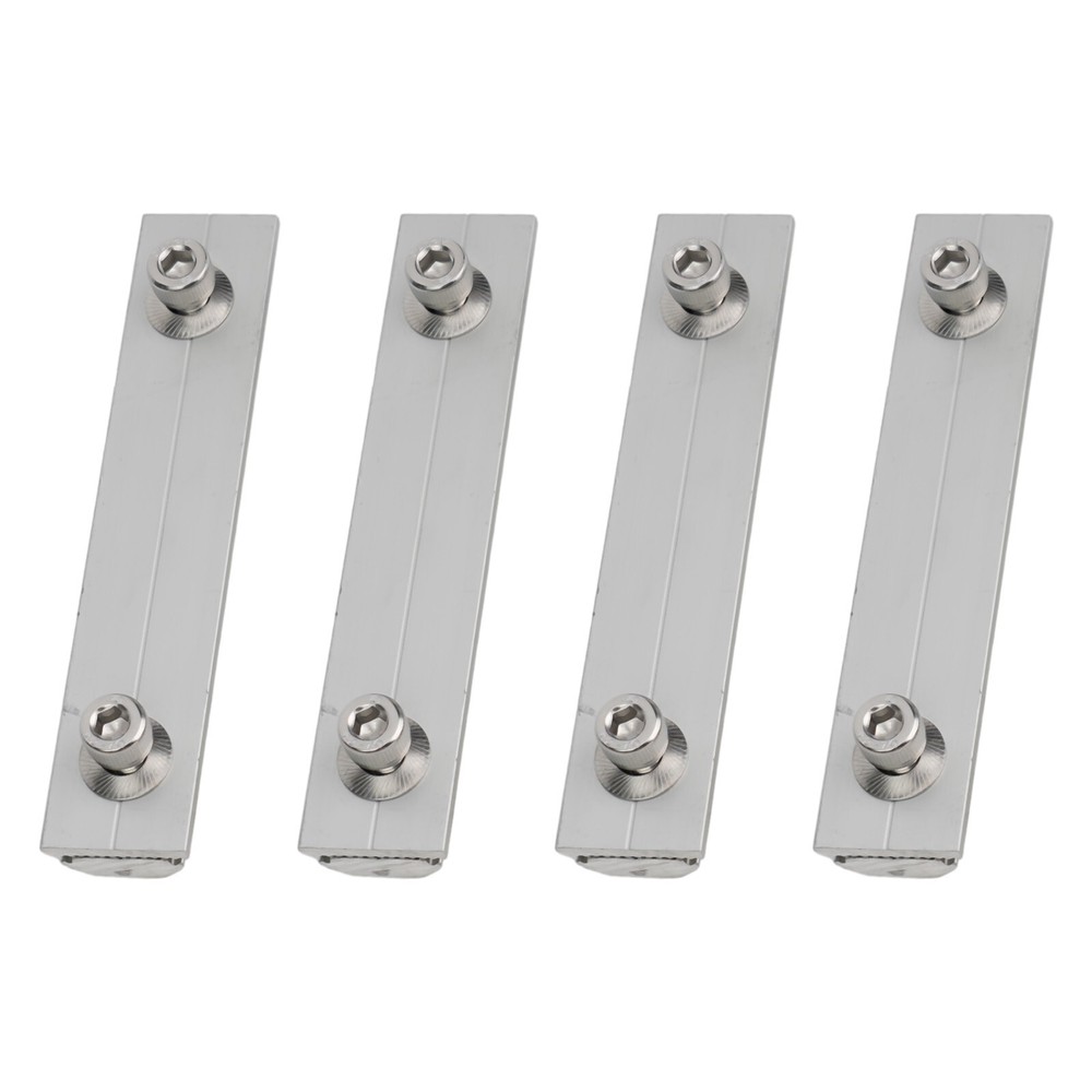 Aluminium Solar Module Rails Profile Connectors Mounting Connection Replacement