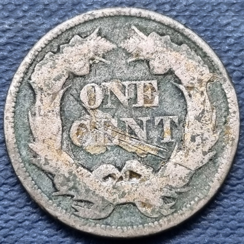 1857 Flying Eagle Cent 1c Circulated Details #76928