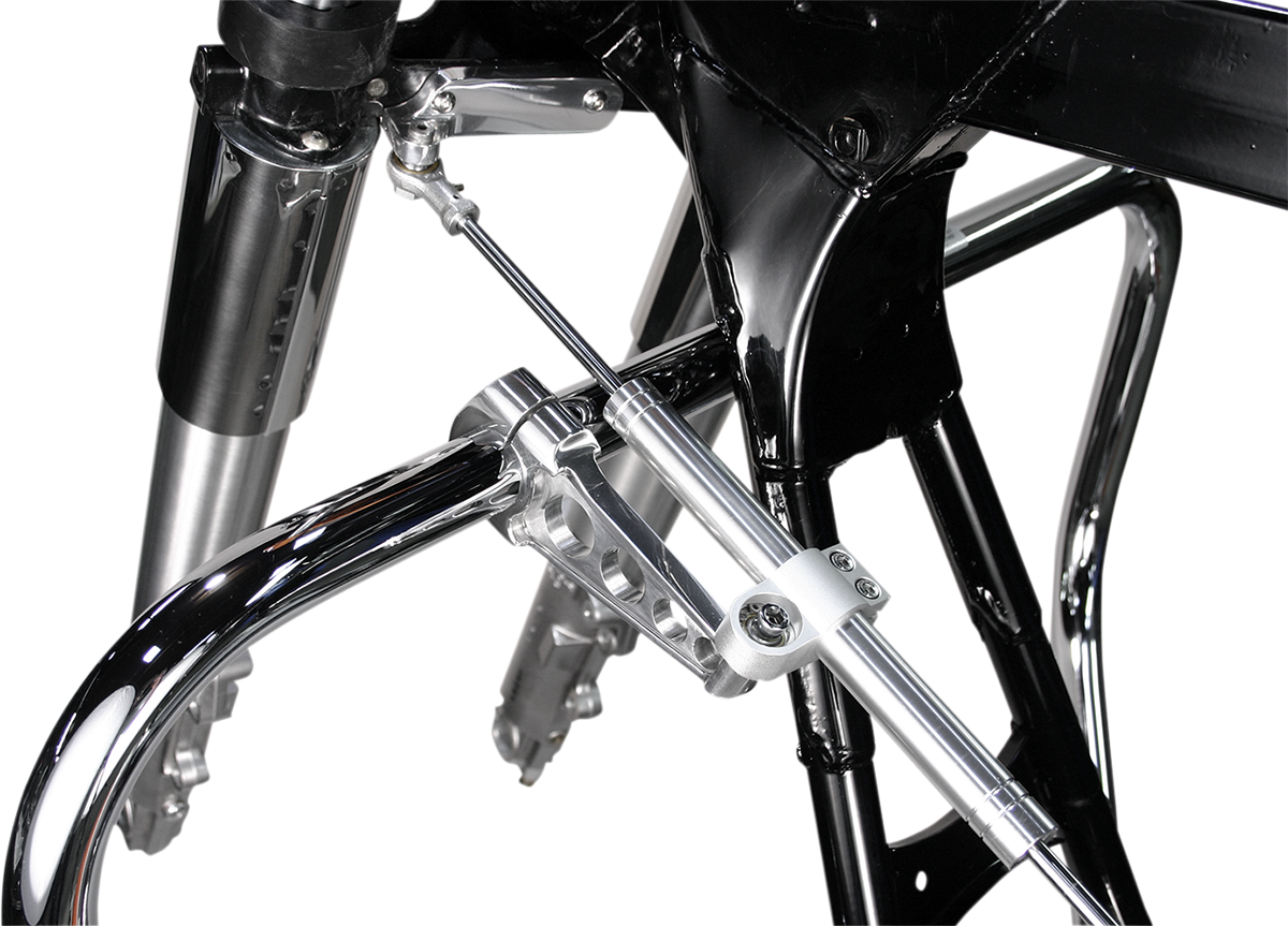 Custom Cycle Front Steering Damper Kit fits 1997-2007 Harley Touring FLHR FLHX