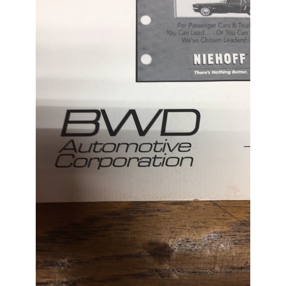 1979 & Earlier BWD Engine Management Application Guide Ignition Emissions Fuel