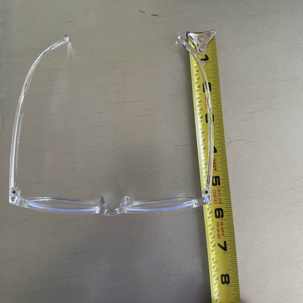 JUDOO Blue Light Blocking Glasses – Crystal Clear Square Frames